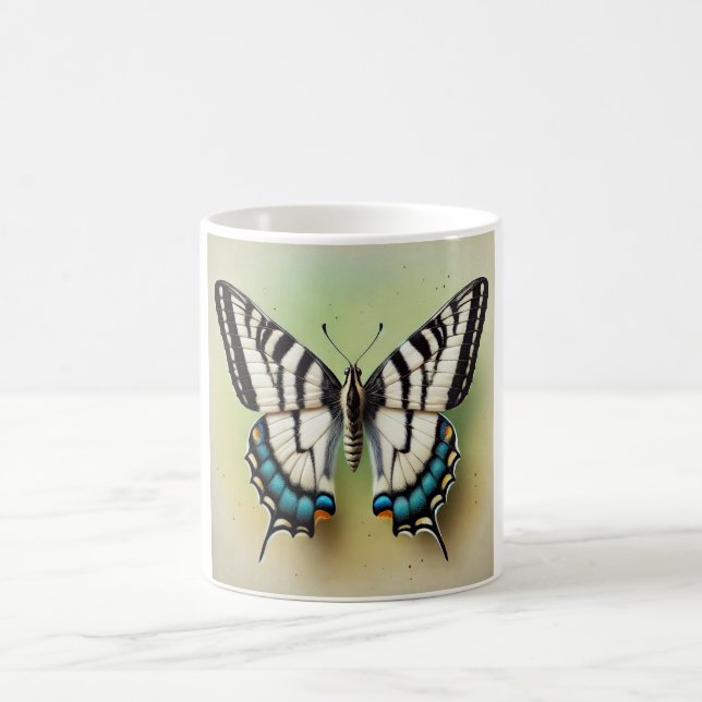 Zebra Swallowtail Butterfly 180624IREF104 - Waterc Kaffemugg (Center)