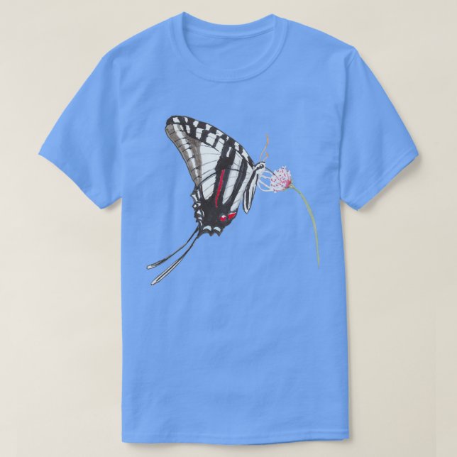 Zebra Swallowtail T Shirt (Design framsida)
