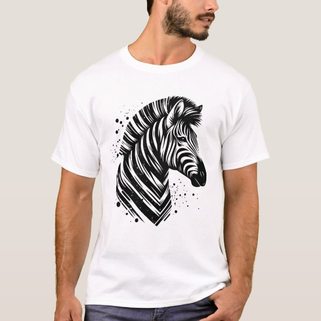 Zebra T Shirt (Framsida)