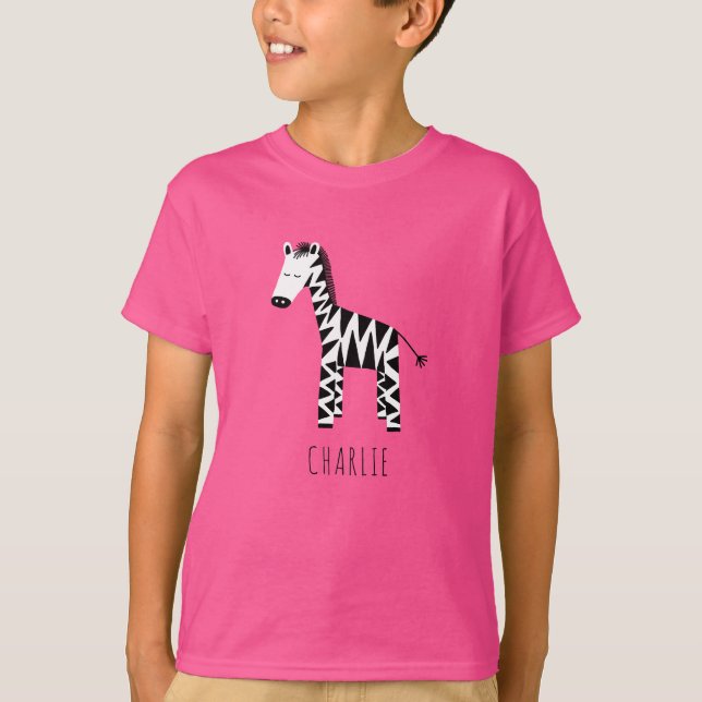 Zebra T Shirt (Framsida)