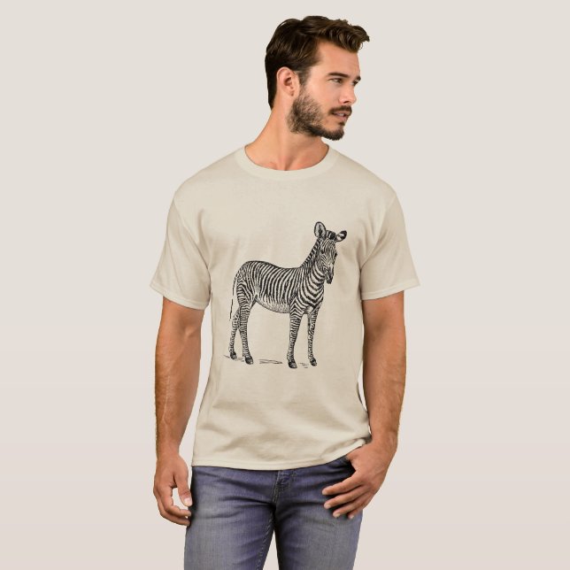 Zebra T Shirt (Hel framsida)