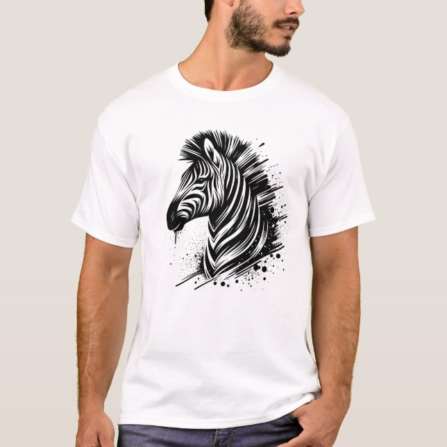 Zebra T Shirt (Framsida)