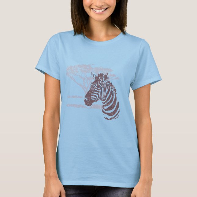 Zebra T Tee Shirt (Framsida)