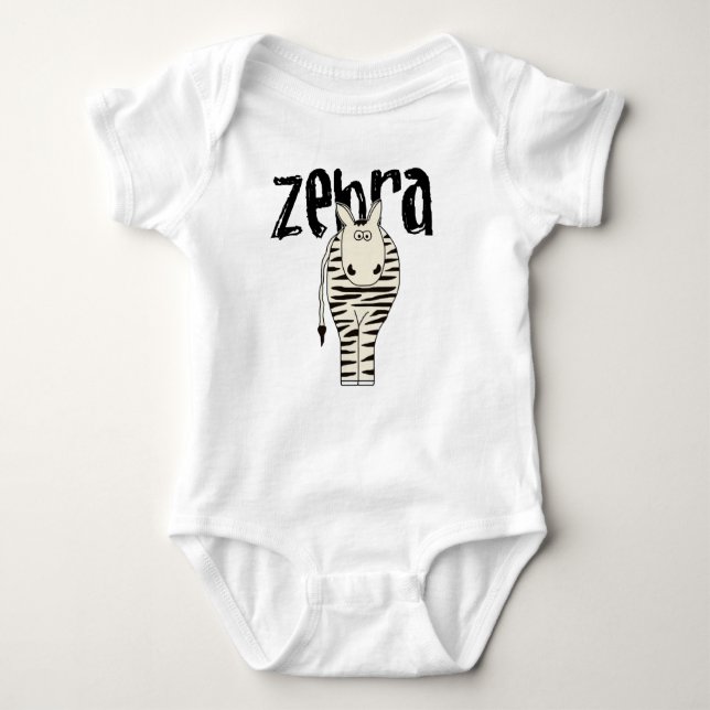 Zebra Tee Shirt (Framsida)