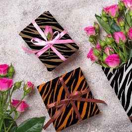 Zebra Tiger & Tabby Print Cute Modern Mönster