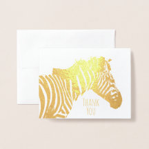 Zebra Tillfällen Blank Guld