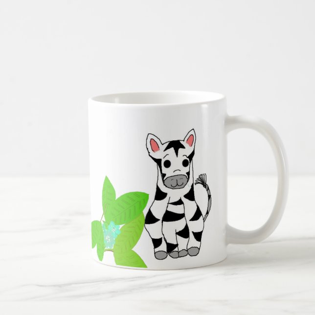 Zebra Tropical Kaffemugg (Höger)