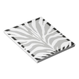Zebra tryck anteckningsblock