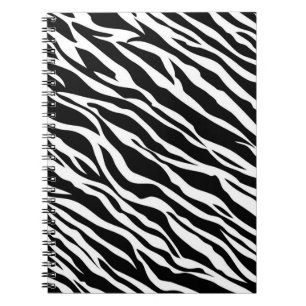 Zebra tryck bärbar dator anteckningsbok