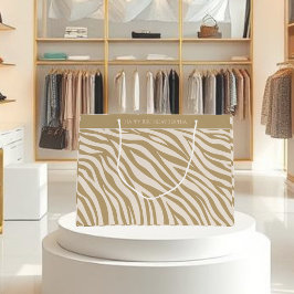 Zebra tryck-Beige-
