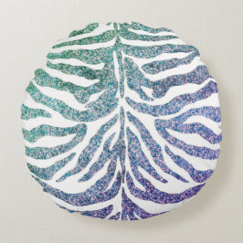 zebra tryck blå Dekorativ kudde