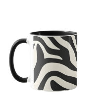 Zebra tryck Ceramic Mugg