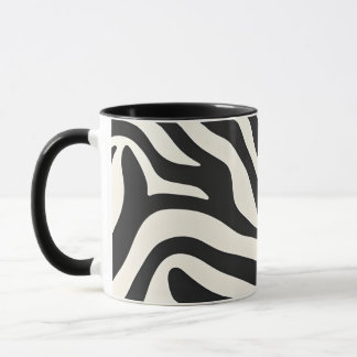 Zebra tryck Ceramic Mugg