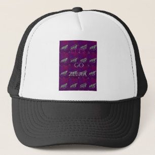 Zebra tryck Décor: A Roligt Design Keps