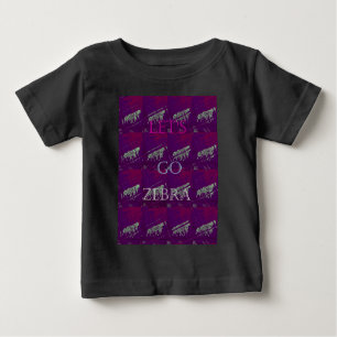Zebra tryck Décor: A Roligt Design T Shirt