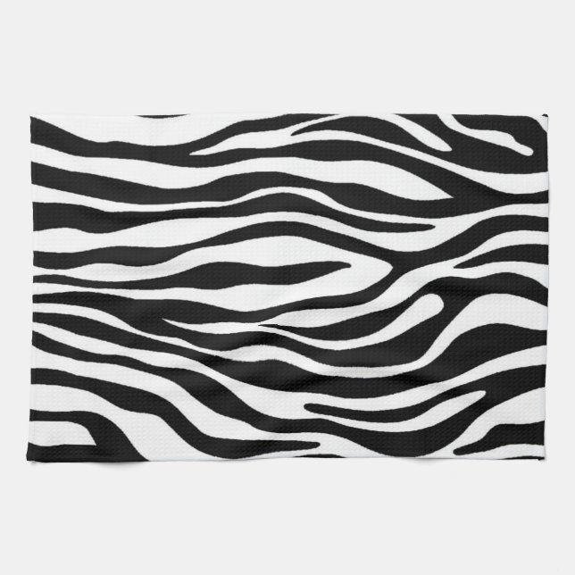 Zebra tryck Design Kökshandduk (Horisontell)