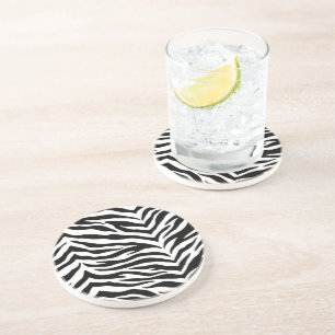 Zebra tryck Drink Underlägg