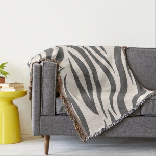 Zebra tryck filt