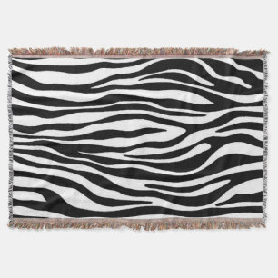Zebra tryck filt