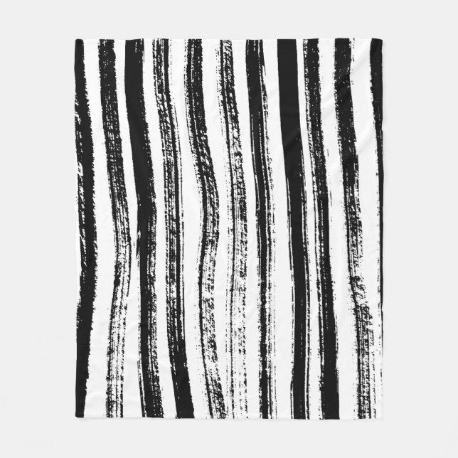 Zebra tryck fleecefilt (Framsidan)