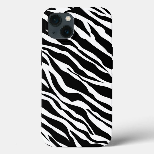 Zebra tryck iPad-väska (Baksida)