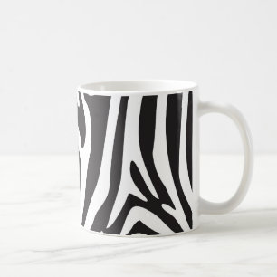 Zebra tryck kaffemugg