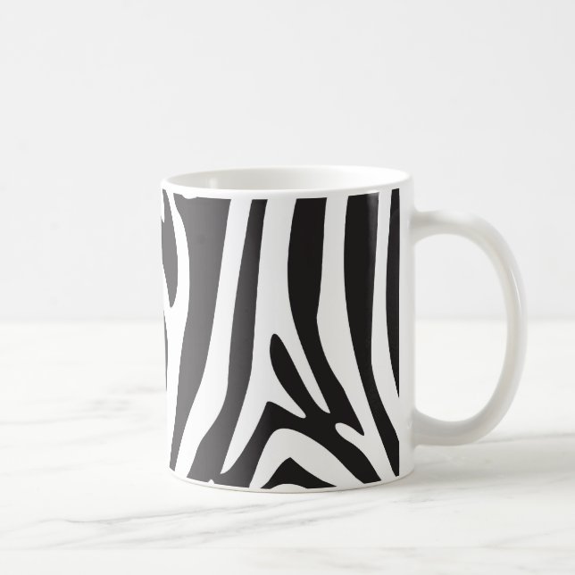 Zebra tryck kaffemugg (Höger)