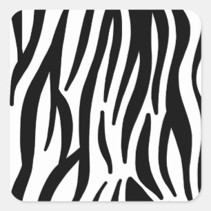 zebra tryck klistermärken
