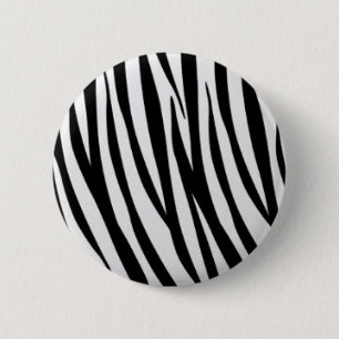 Zebra tryck knäppas knapp