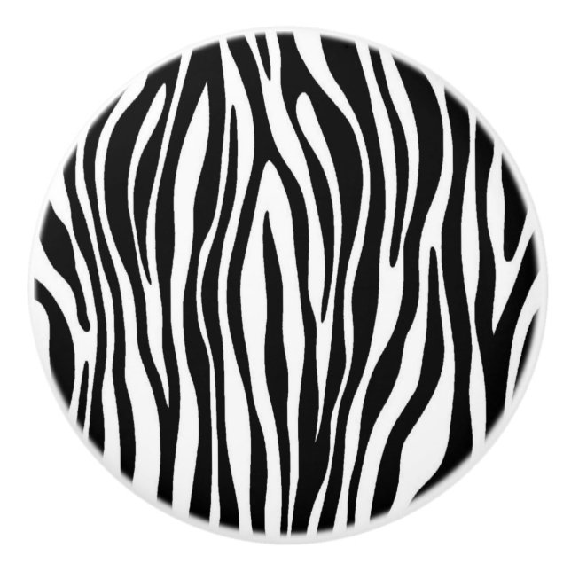 Zebra tryck knopp (Framsidan)