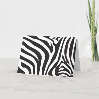 Zebra tryck kort