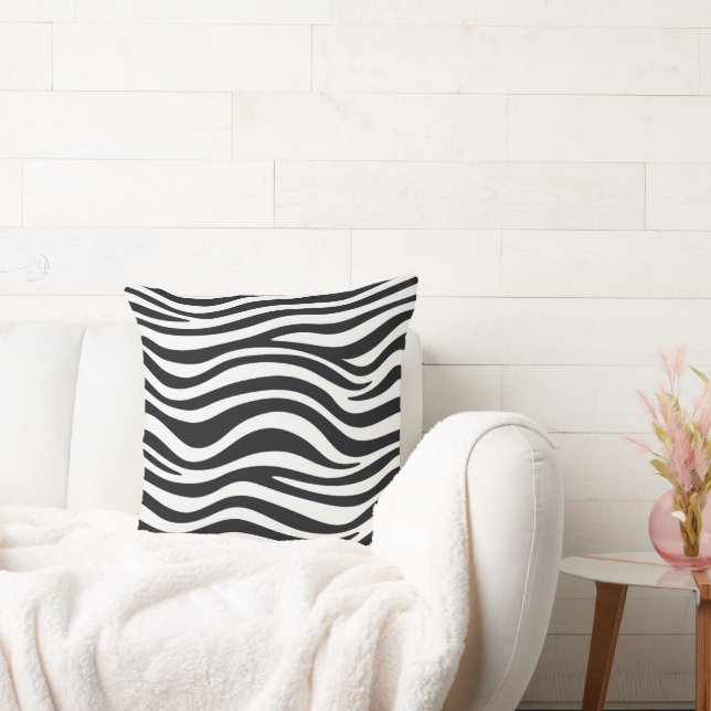 Zebra tryck kudde (Soffa)