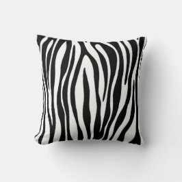Zebra tryck kudde