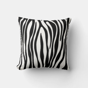 Zebra tryck kudde