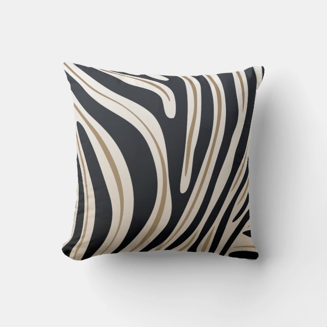 Zebra tryck kudder kudde (Framsida)