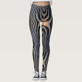 Zebra tryck Kvinnors överlägsna kvalitet Leggings