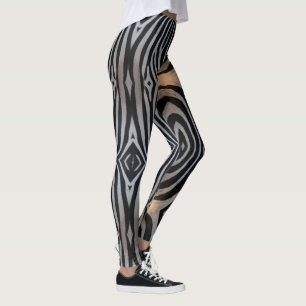 Zebra tryck Kvinnors överlägsna kvalitet Leggings