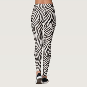 Zebra tryck Leggings