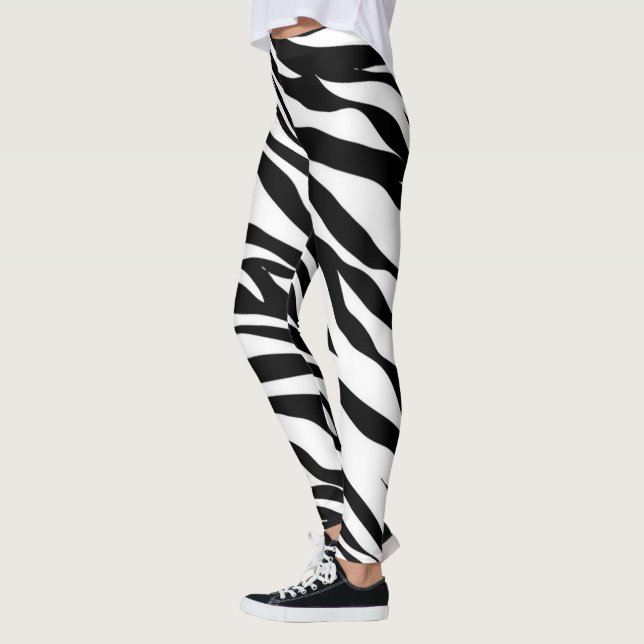 Zebra tryck leggings (Vänster)