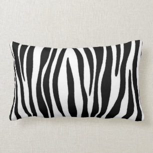 Zebra tryck lumbarkudde