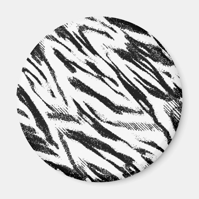 Zebra tryck Magnet (Framsidan)
