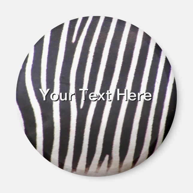 Zebra tryck magnet (Framsidan)