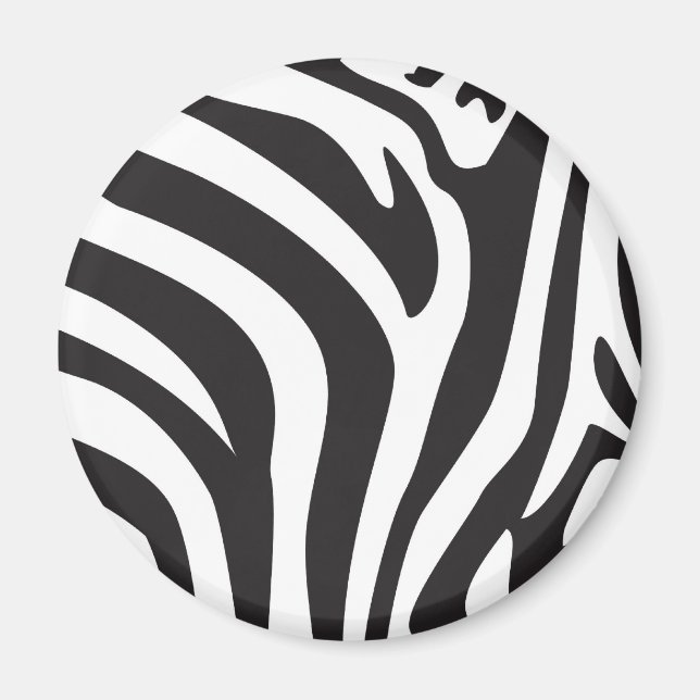 Zebra tryck magnet (Framsidan)