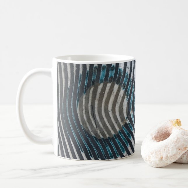 Zebra tryck Mönster Kaffemugg (Med munk)