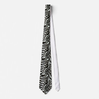 Zebra tryck necktie slips