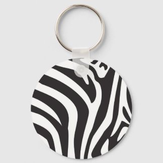Zebra tryck nyckelring