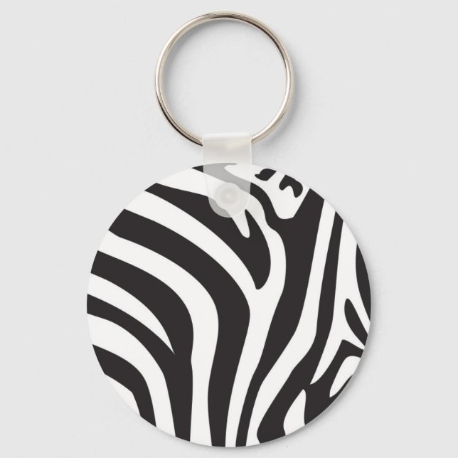 Zebra tryck nyckelring (Framsida)