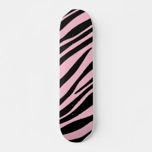 Zebra tryck old school skateboard bräda 18 cm