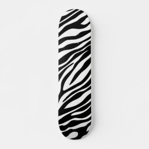 zebra tryck old school skateboard bräda 18 cm