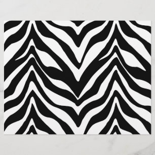 Zebra tryck Party Papper